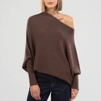 Belezza | Elegant Off-Shoulder Sweater for Women