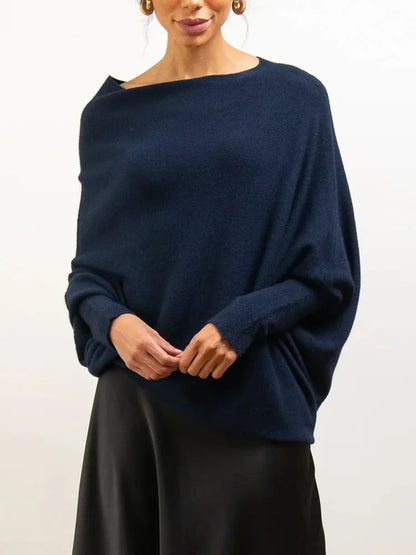 Belezza | Elegant Off-Shoulder Sweater for Women