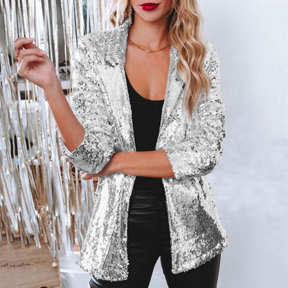 Belezza - Glitter Blazer for Women