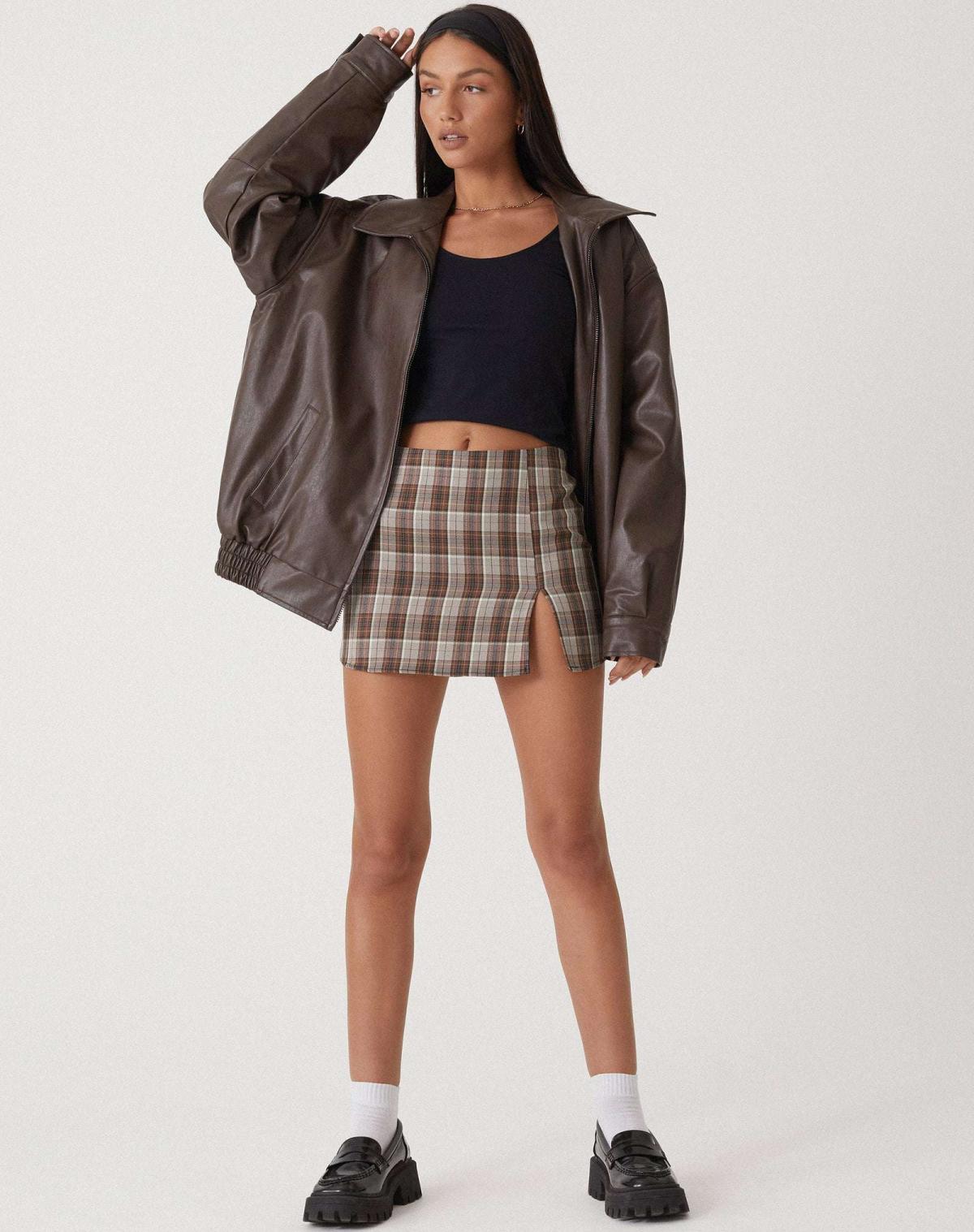 Women's Oversized Faux Leather Jacket | Edgy Style with Effortless Cool