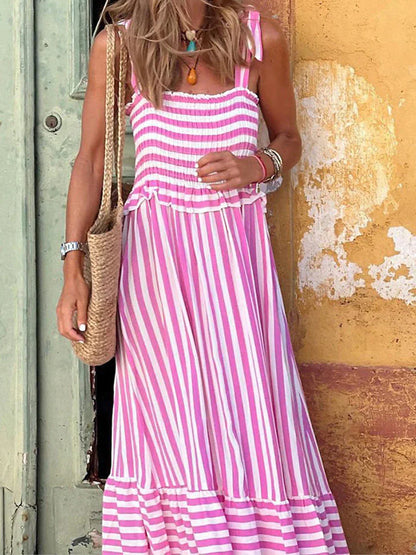 Belezza - Stylish striped dress